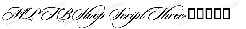 MP FBSloop Script Three字体转换